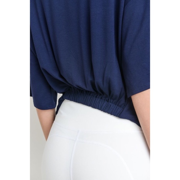 Active Top with Twisted Front Accent - Picture 6 of 7